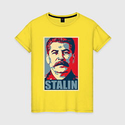 Женская футболка Face Stalin