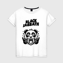 Женская футболка Black Sabbath - rock panda