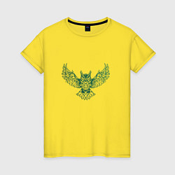 Женская футболка Векторная сова