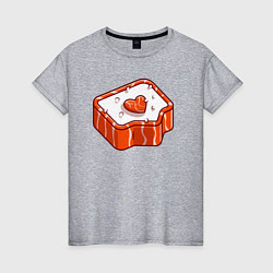 Женская футболка Любовь и суши