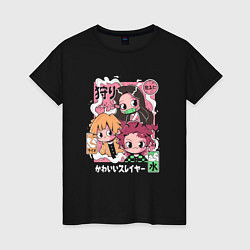 Женская футболка Тандзиро Нэдзуко и Дзэнъицу