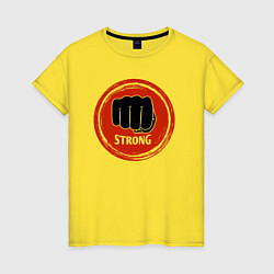 Женская футболка MMA strong