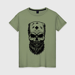Женская футболка Doctor death