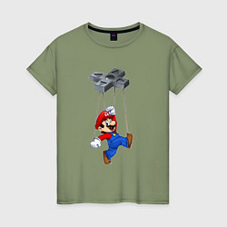Женская футболка Марионетка Марио