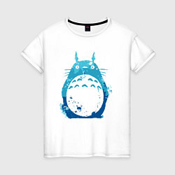 Женская футболка Blue Totoro