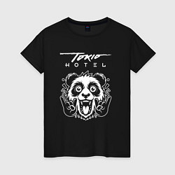 Женская футболка Tokio Hotel rock panda