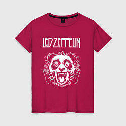 Женская футболка Led Zeppelin rock panda