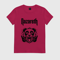 Женская футболка Nazareth - rock panda