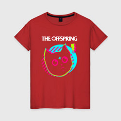 Женская футболка The Offspring rock star cat