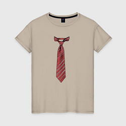 Женская футболка Я в галстуке