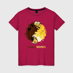Женская футболка Идеальный баланс