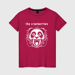 Женская футболка The Cranberries rock panda