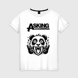 Женская футболка Asking Alexandria - rock panda
