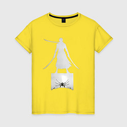 Футболка хлопковая женская Зоро Ророноа ашура, цвет: желтый