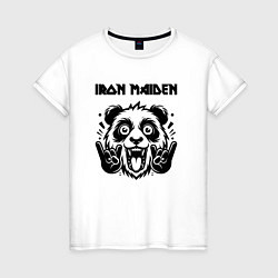 Женская футболка Iron Maiden - rock panda