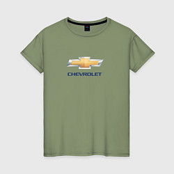 Женская футболка Chevrolet авто бренд
