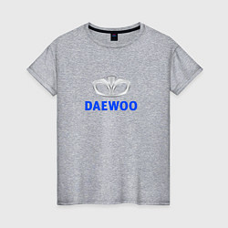 Женская футболка Daewoo sport auto logo