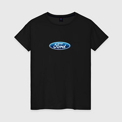 Женская футболка FORD авто спорт лого