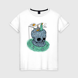 Женская футболка Мёртвая рыбалка