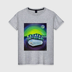 Женская футболка Спящая красавица 3000 и Инопланетяне