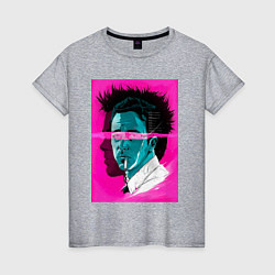 Женская футболка Fight club pink poster