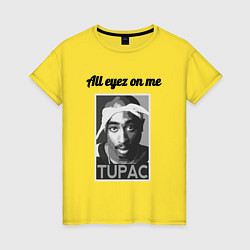 Женская футболка 2pac Art All eayz on me