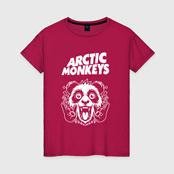 Женская футболка Arctic Monkeys rock panda