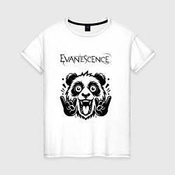 Женская футболка Evanescence - rock panda
