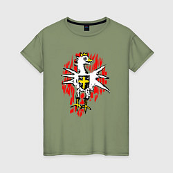 Женская футболка Герб Радовида - рисунок Геральда из квеста