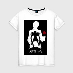 Женская футболка Тетрадь смерти Рюк яблоко