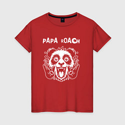 Женская футболка Papa Roach rock panda