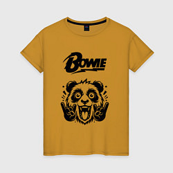 Женская футболка David Bowie - rock panda
