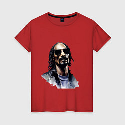 Женская футболка Snoop dog