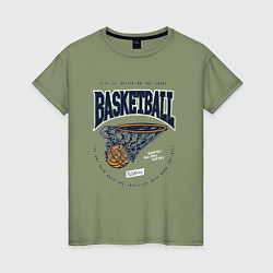 Женская футболка Баскетбол Калифорния