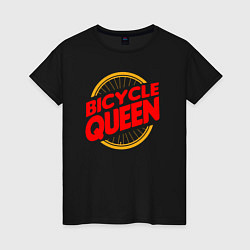 Женская футболка Велосипедная королева