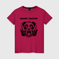 Женская футболка Imagine Dragons - rock panda