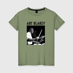 Женская футболка Jazz drummer Art Blakey