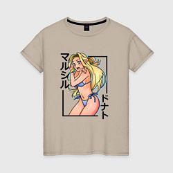 Женская футболка Марсиль в бикини - Подземелье вкусностей