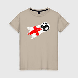 Женская футболка Футбол Англии