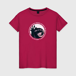 Женская футболка Енот педро