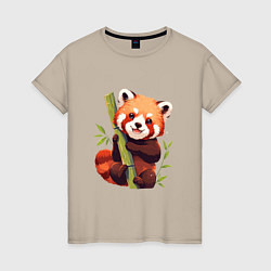 Женская футболка The Red Panda