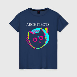 Женская футболка Architects rock star cat