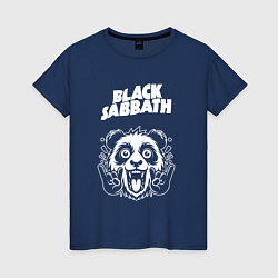 Женская футболка Black Sabbath rock panda