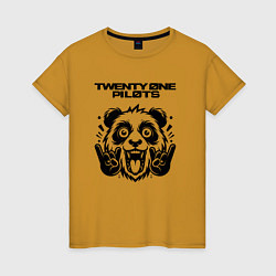 Женская футболка Twenty One Pilots - rock panda