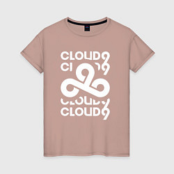 Женская футболка Cloud9 - in logo