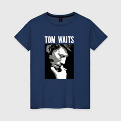 Женская футболка Tom Waits in abstract graphics