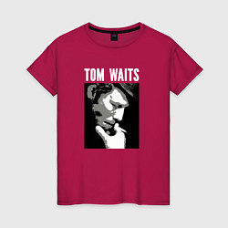 Женская футболка Tom Waits in abstract graphics