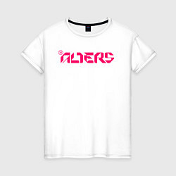 Женская футболка The alters logo
