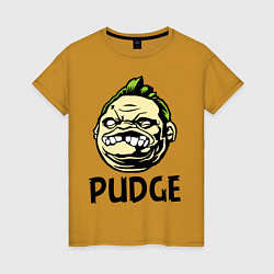 Женская футболка Pudge Face