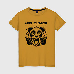Женская футболка Nickelback - rock panda